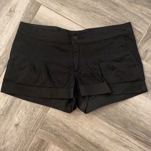 Juniors Black Shorts 3" inseam